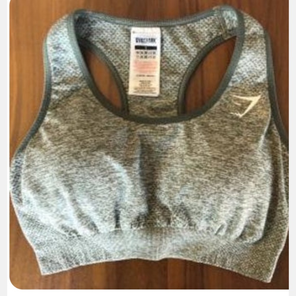 Gymshark vital seamless sports bra grey